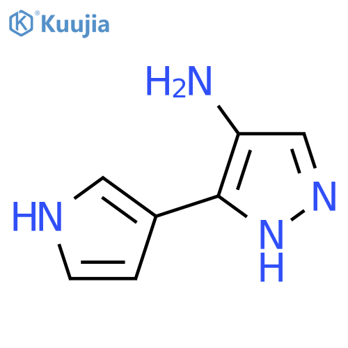 5-(1H-pyrrol-3-yl)-1H-pyrazol-4-amine structure