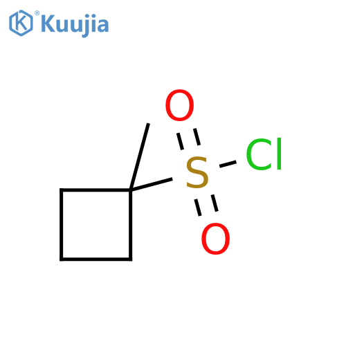 1-methylcyclobutane-1-sulfonyl chloride structure