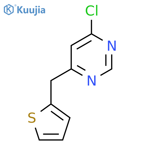 4-Chloro-6-(thiophen-2-ylmethyl)pyrimidine structure
