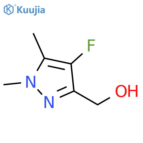 (4-fluoro-1,5-dimethyl-1H-pyrazol-3-yl)methanol structure