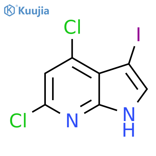 4,6-Dichloro-3-iodo-1H-pyrrolo[2,3-b]pyridine structure