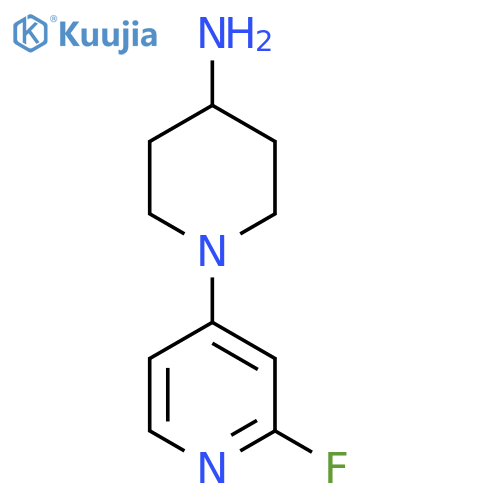 1-(2-Fluoropyridin-4-yl)piperidin-4-amine structure