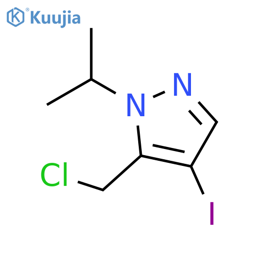 5-(Chloromethyl)-4-iodo-1-propan-2-ylpyrazole structure