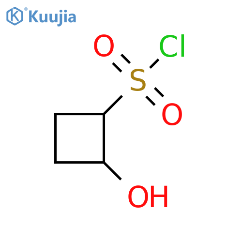 Cyclobutanesulfonyl chloride, 2-hydroxy- structure