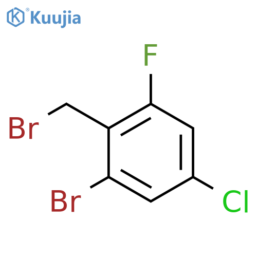 2-Bromo-4-chloro-6-fluorobenzyl bromide structure