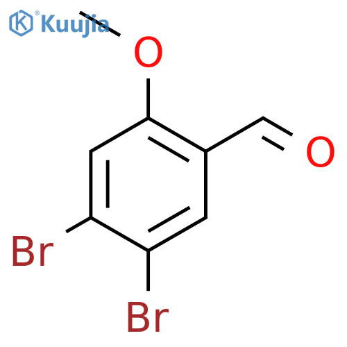 4,5-dibromo-2-methoxybenzaldehyde structure