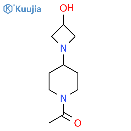 1-(4-(3-Hydroxyazetidin-1-yl)piperidin-1-yl)ethan-1-one structure