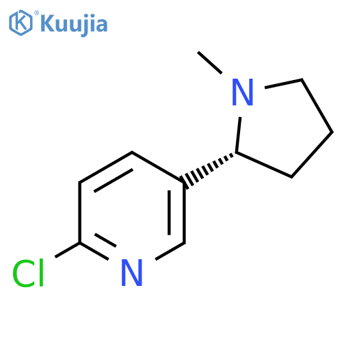 2-chloro-5-(2R)-1-methylpyrrolidin-2-ylpyridine structure