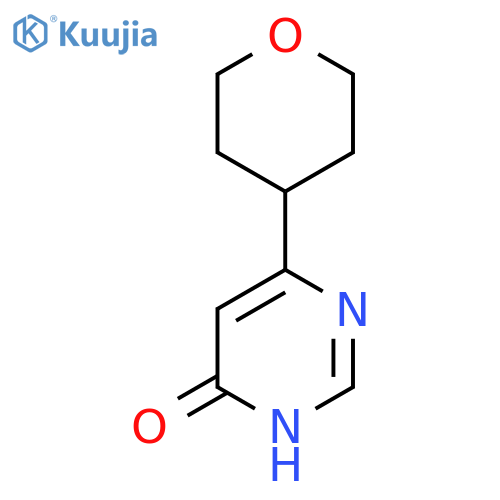 6-(Tetrahydro-2H-pyran-4-yl)pyrimidin-4-ol structure