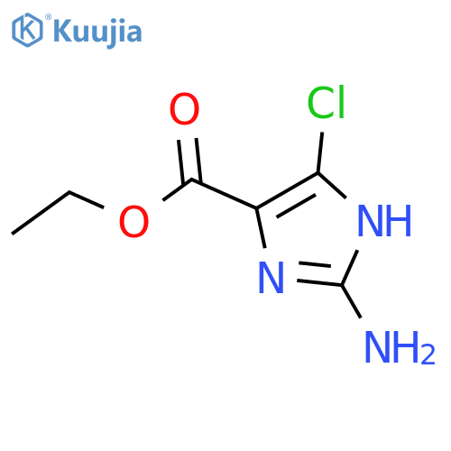 ethyl 2-amino-4-chloro-1H-imidazole-5-carboxylate structure