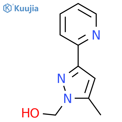 (5-methyl-3-(pyridin-2-yl)-1H-pyrazol-1-yl)methanol structure