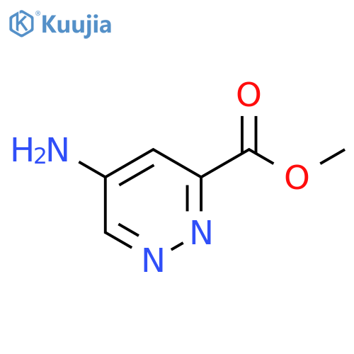methyl 5-aminopyridazine-3-carboxylate structure