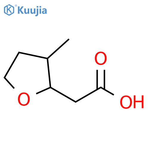 2-Furanacetic acid, tetrahydro-3-methyl- structure