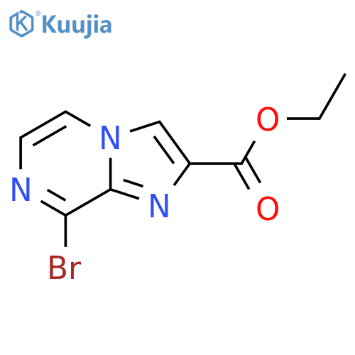 Ethyl 8-bromoimidazo1,2-apyrazine-2-carboxylate structure