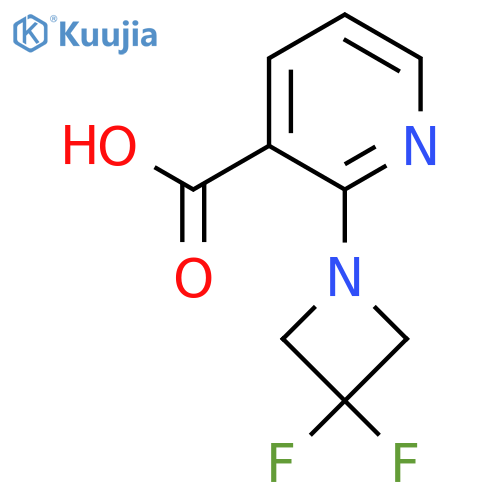 2-(3,3-Difluoroazetidin-1-yl)nicotinic acid structure