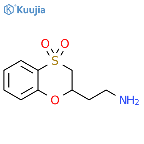 2-(2-aminoethyl)-2,3-dihydro-1,4lambda6-benzoxathiine-4,4-dione structure