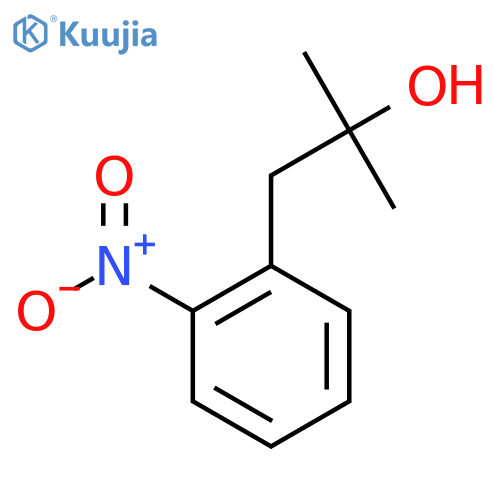 2-methyl-1-(2-nitrophenyl)propan-2-ol structure