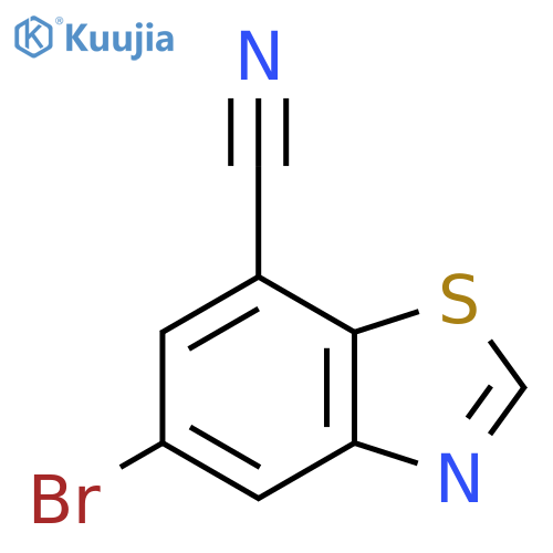 5-Bromo-1,3-benzothiazole-7-carbonitrile structure