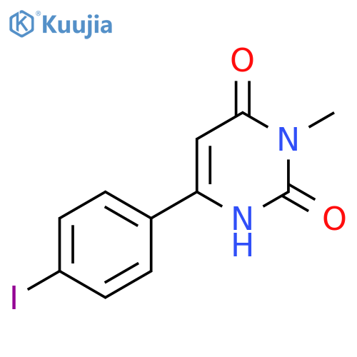 6-(4-Iodophenyl)-3-methyl-1,2,3,4-tetrahydropyrimidine-2,4-dione structure