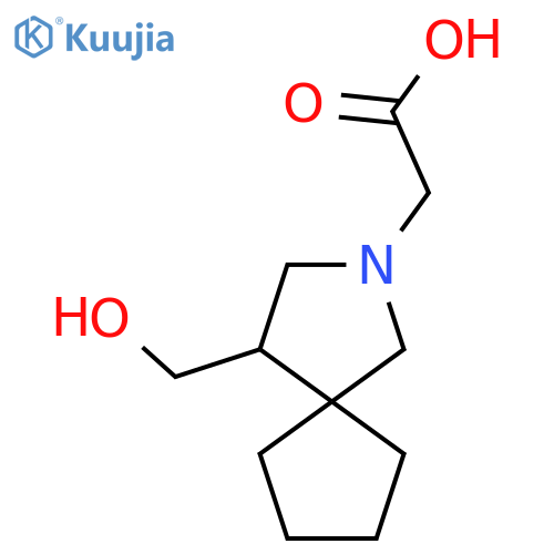2-(4-(Hydroxymethyl)-2-azaspiro[4.4]nonan-2-yl)acetic acid structure