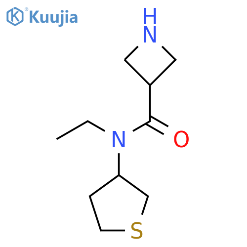 N-Ethyl-N-(tetrahydrothiophen-3-yl)azetidine-3-carboxamide structure