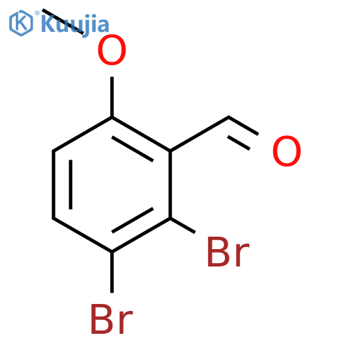 2,3-dibromo-6-methoxybenzaldehyde structure