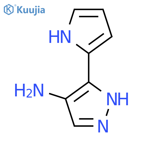 5-(1H-pyrrol-2-yl)-1H-pyrazol-4-amine structure