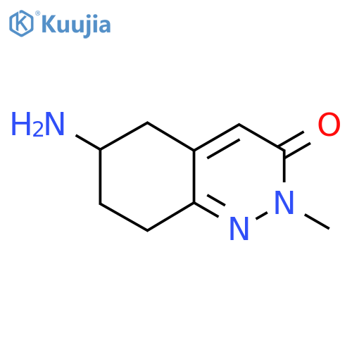 6-Amino-2-methyl-5,6,7,8-tetrahydrocinnolin-3(2H)-one structure