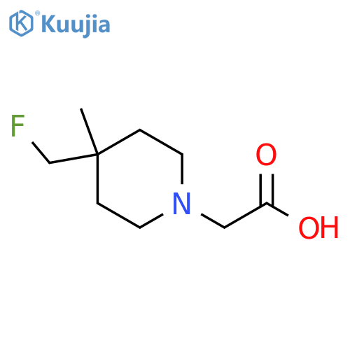 2-(4-(Fluoromethyl)-4-methylpiperidin-1-yl)acetic acid structure