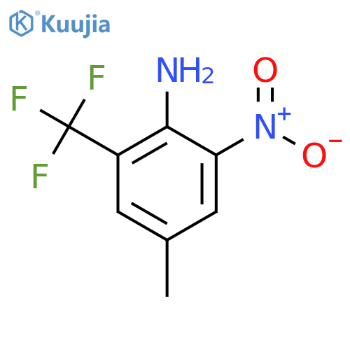 4-Methyl-2-nitro-6-(trifluoromethyl)aniline structure
