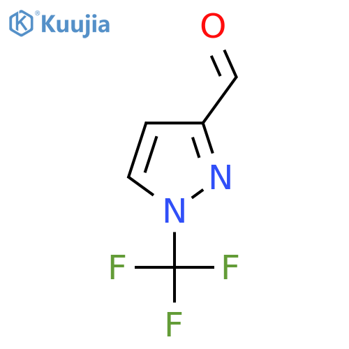 1-(Trifluoromethyl)-1H-pyrazole-3-carbaldehyde structure