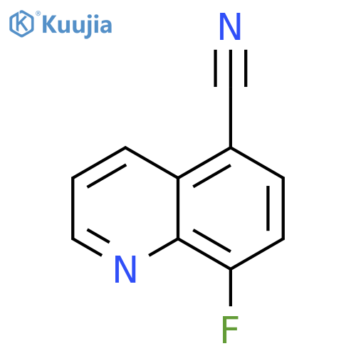 8-Fluoroquinoline-5-carbonitrile structure