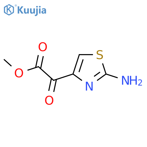 methyl 2-(2-amino-1,3-thiazol-4-yl)-2-oxoacetate structure