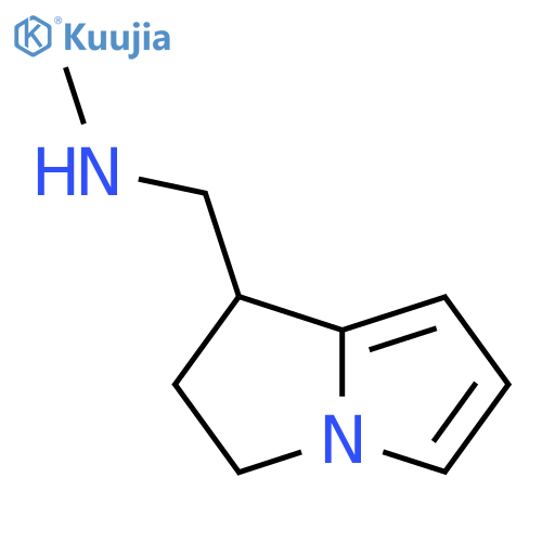 1-(2,3-dihydro-1H-pyrrolizin-1-yl)-N-methylmethanamine structure