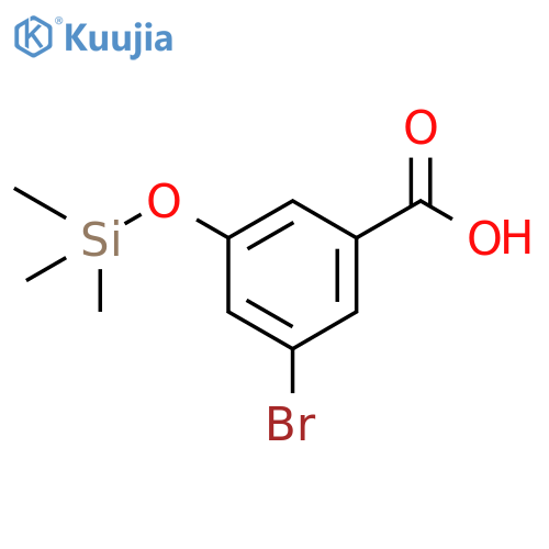 3-bromo-5-((trimethylsilyl)oxy)benzoic acid structure