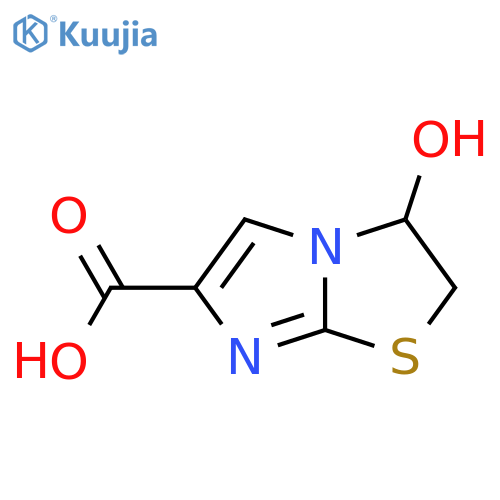 3-hydroxy-2H,3H-imidazo2,1-b1,3thiazole-6-carboxylic acid structure