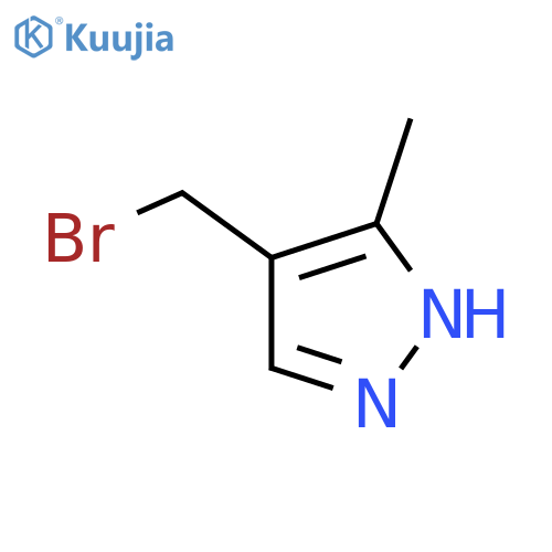 4-(bromomethyl)-5-methyl-1H-pyrazole structure