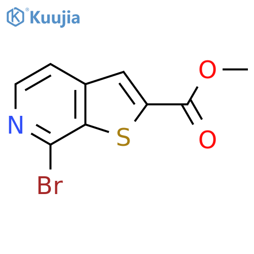 Methyl 7-bromothieno[2,3-c]pyridine-2-carboxylate structure