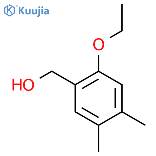 (2-Ethoxy-4,5-dimethylphenyl)methanol structure