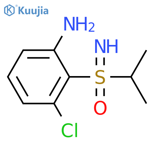 (2-amino-6-chlorophenyl)(imino)(propan-2-yl)-lambda6-sulfanone structure