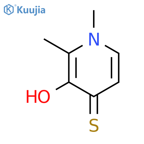 3-Hydroxy-1,2-dimethylpyridine-4(1H)-thione structure