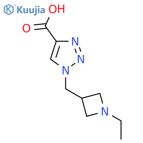 1-((1-ethylazetidin-3-yl)methyl)-1H-1,2,3-triazole-4-carboxylic acid structure