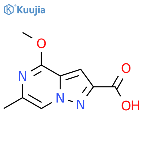 4-Methoxy-6-methylpyrazolo[1,5-a]pyrazine-2-carboxylic acid structure