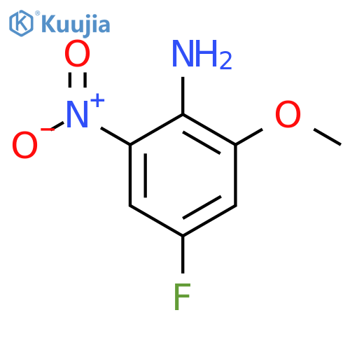 4-Fluoro-2-methoxy-6-nitroaniline structure