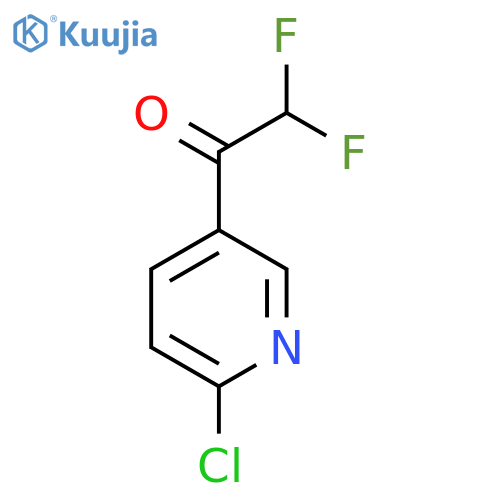 1-(6-chloropyridin-3-yl)-2,2-difluoroethan-1-one structure