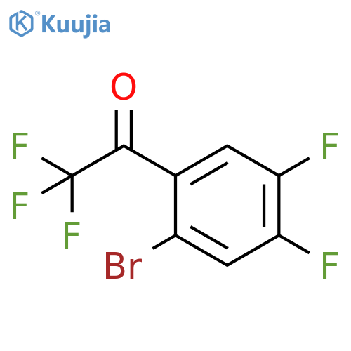 1-(2-bromo-4,5-difluorophenyl)-2,2,2-trifluoroethan-1-one structure