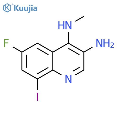 6-Fluoro-8-iodo-4-N-methylquinoline-3,4-diamine structure