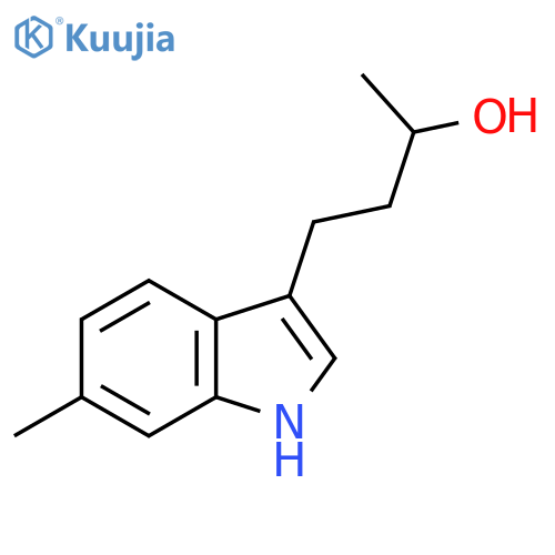 1H-Indole-3-propanol, α,6-dimethyl- structure