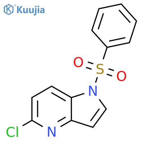 5-Chloro-1-(phenylsulfonyl)-4-azaindole structure