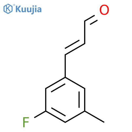 3-(3-fluoro-5-methylphenyl)prop-2-enal structure